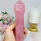 Large High Grade Dark Pink Rose Quartz Sceptre | Tower 17.5cm