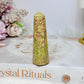 Unakite | Epidote Granite Tower 6.5cm