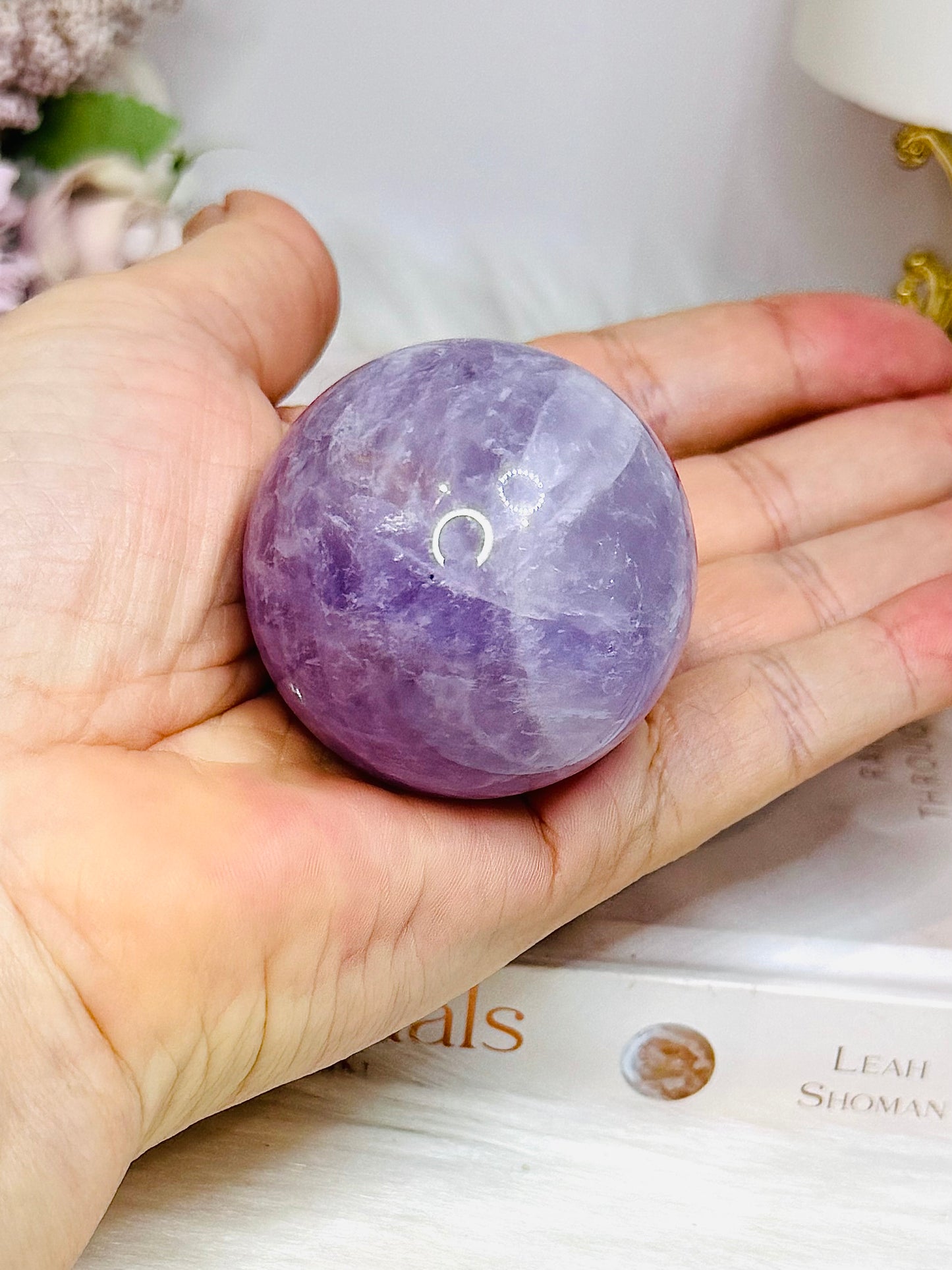 Amethyst Sphere on Stand 139g
