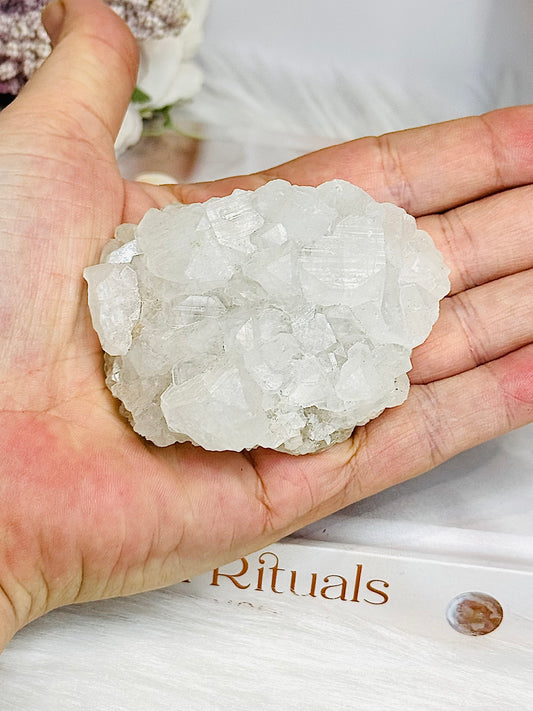 Natural Apophyllite Cluster 134g
