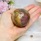 Ocean Jasper Sphere on Stand 246g