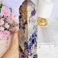 Absolutely Sensational Huge Naturally Formed Purple Cubed Fluorite in Matrix Carved Tower | Generator 22.5cm