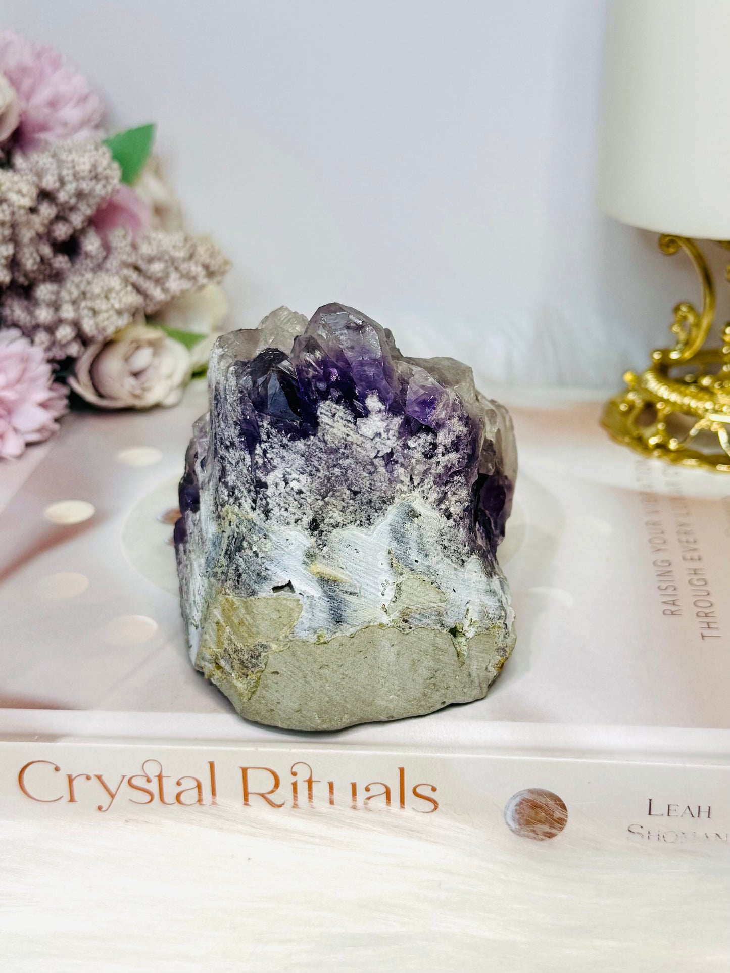 Amethyst Base Cut Cluster 478g