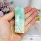 Pistachio Calcite Tower (Chip at bottom) 9cm