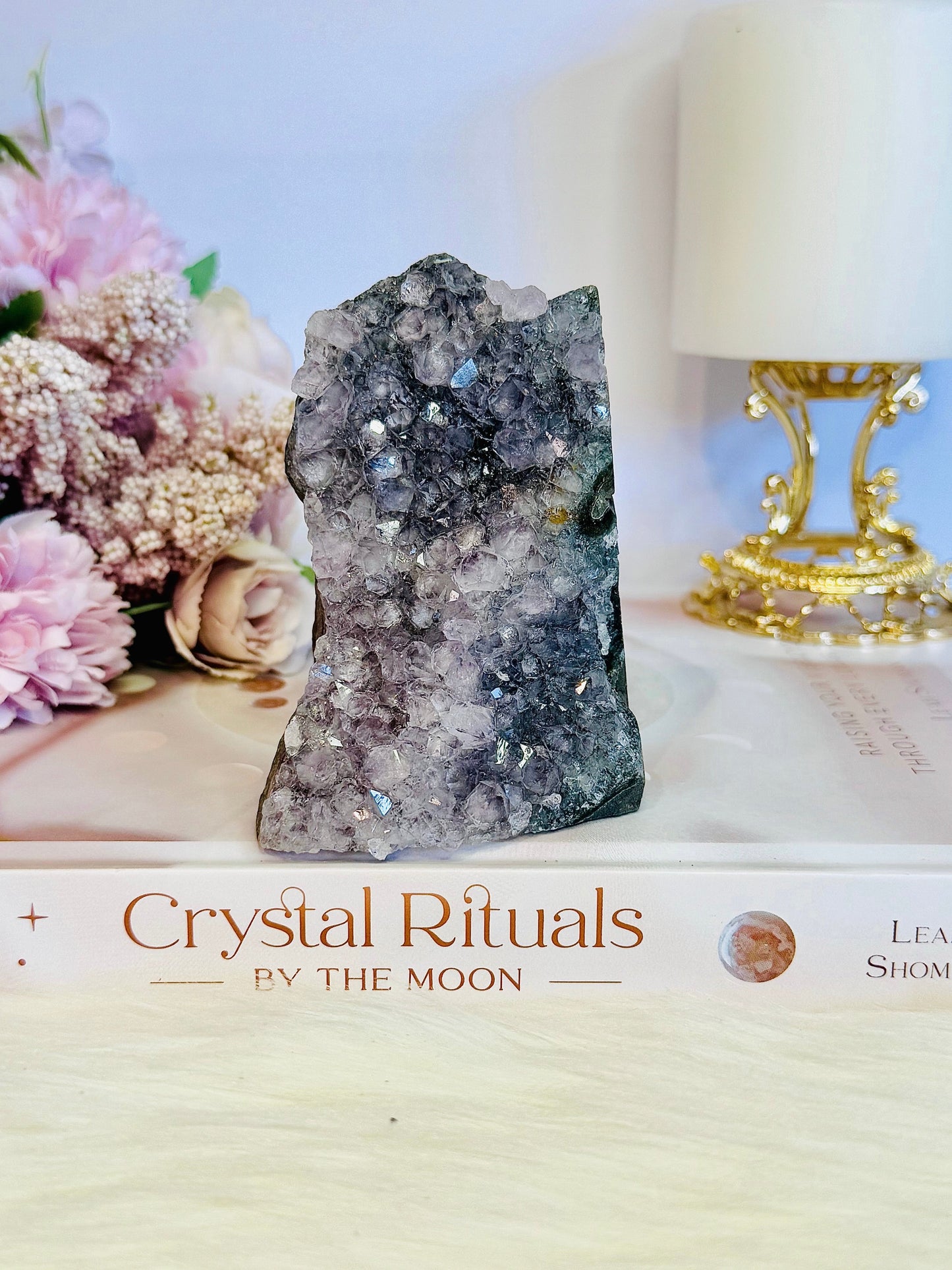 Amethyst Base Cut Cluster 9.5cm