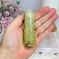 Natural Prehnite Tower | Point 8cm