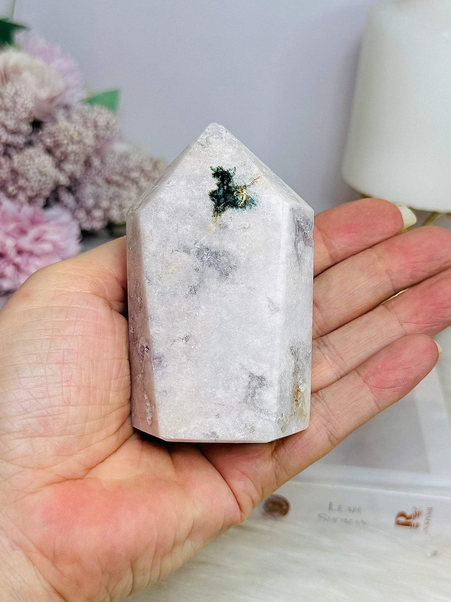 Druzy Geode Pink Amethyst Tower 8cm 205g