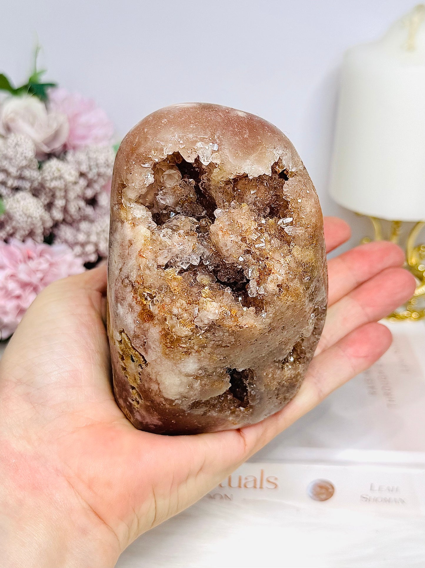 Large Pink Amethyst Druzy Freeform 10cm 788g