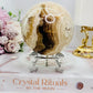 Large 646gram Chocolate Calcite Sphere On Stand