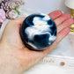 Large Orca Agate Sphere on Stand 379g
