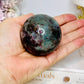 Rare Aquamarine & Pink Tourmaline Sphere on Stand 234g