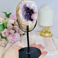 High Grade Druzy Pink Amethyst Geode On Custom Made Stand 18cm 714g