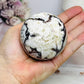 Mexican Lace Agate Druzy Sphere on Stand 331g