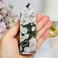 Rare Eighth Vein Jasper Druzy Chunky Tower 11cm 231g