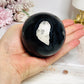 Natural Volcano Agate Druzy Sphere UV Reactive On Stand 489g