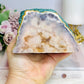 Large Pink Amethyst Base Cut Freeform 683g