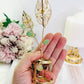 So Beautiful!! Tall 17cm Mixed Crystal Tumbles Gold Tulip Plant | Flower