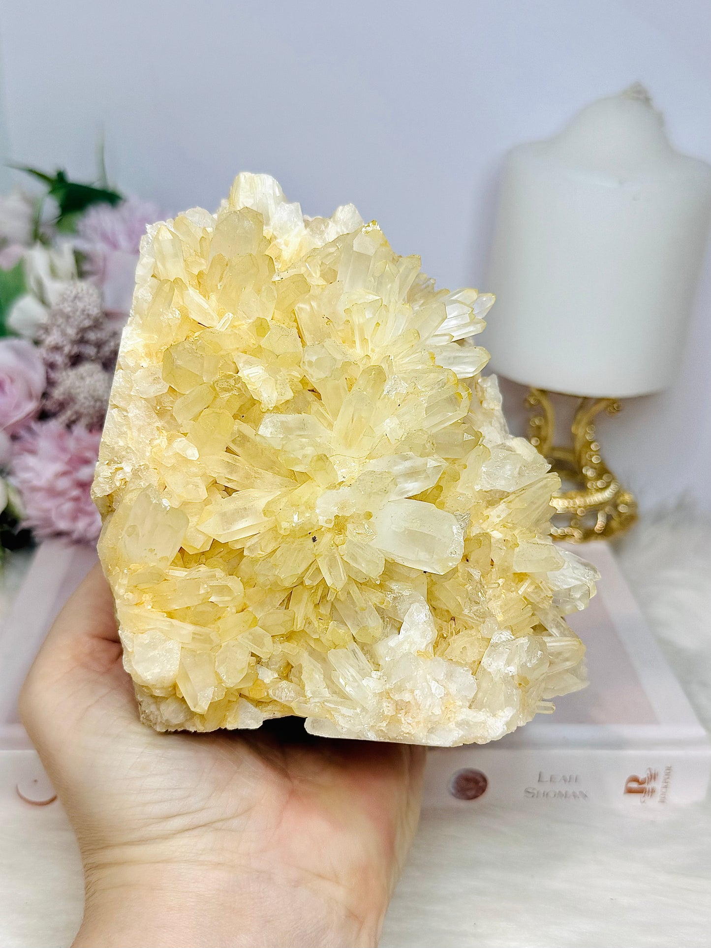 Large Natural Quartz Cluster Freeform 11cm 1.2KG