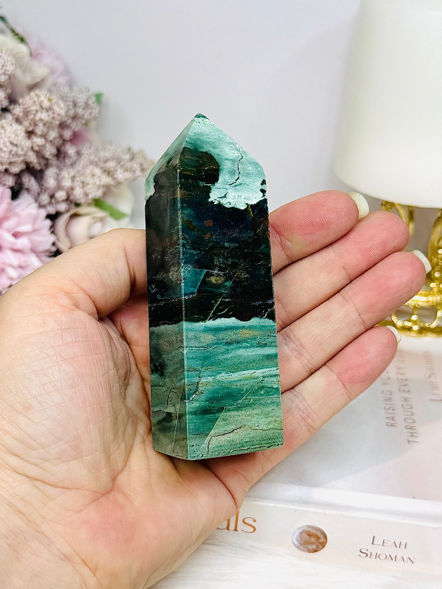 Unicorn Jasper Tower 9.5cm
