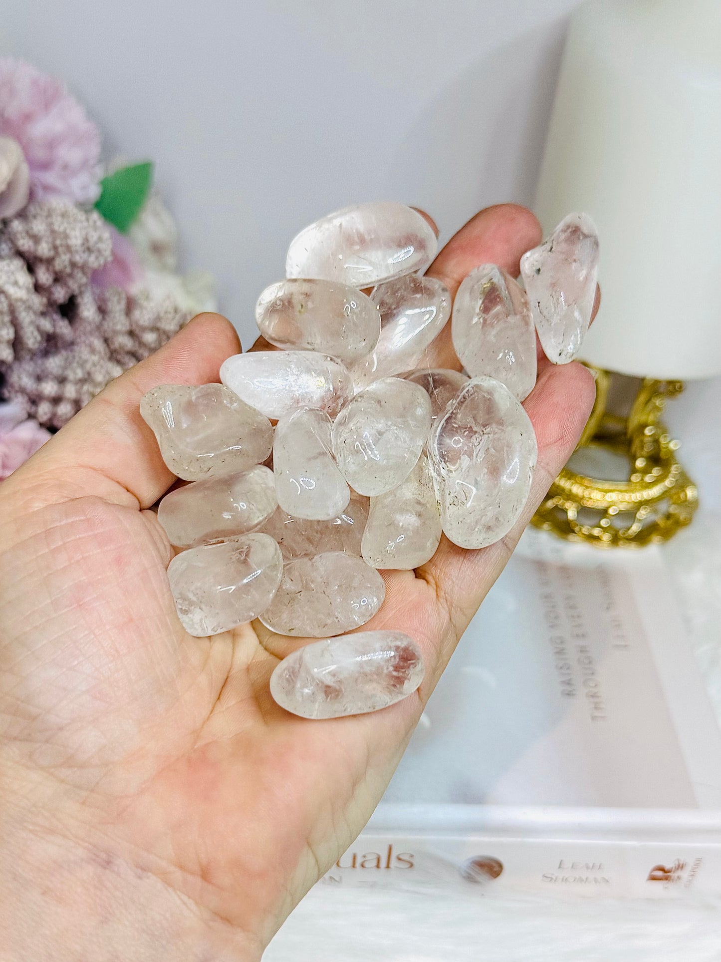 Clear Quartz Tumbles $2 each