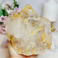 Natural Large Golden Healer Quartz Freeform with Rainbows 1.45KG 13.5cm