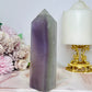 Green & Purple Pastel Fluorite Tower 13cm 331grams