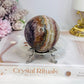 Crazy Lace Amethyst Sphere on Stand 308g