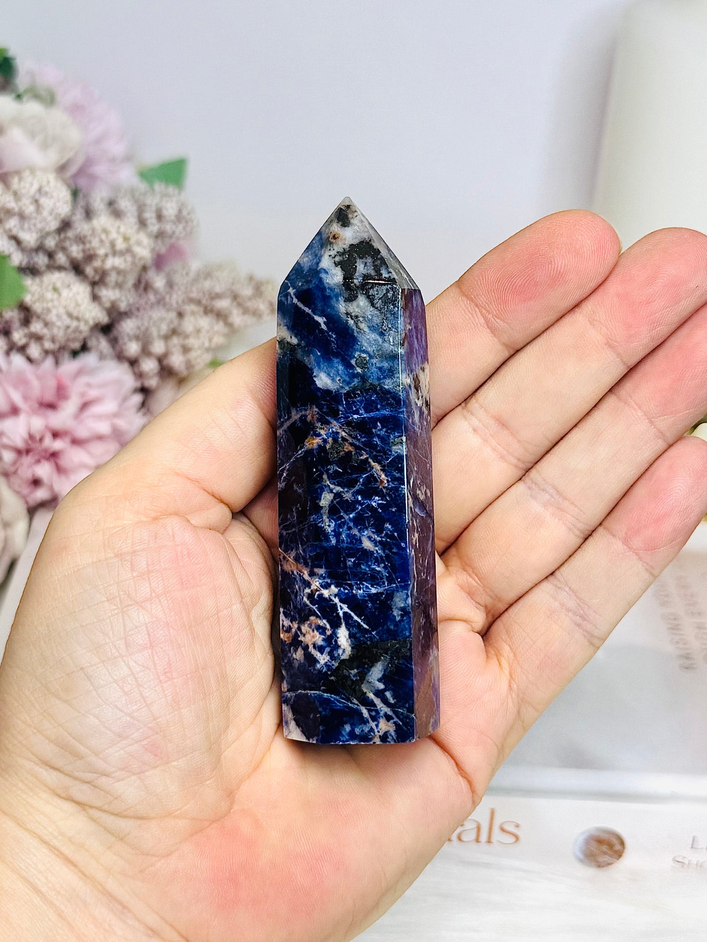 Chunky Blue Sodalite Tower 9.5cm