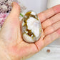 Flower Agate Druzy Egg on Stand 6.5cm