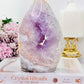 Wow!!! Classy & Fabulous Large Stunning Pink Amethyst X Flower Agate Druzy Freeform From Brazil 17.5cm Tall 1.09KG