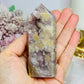 Druzy Pink Amethyst Tower 9.5cm