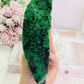 Absolutely Spectacular Large 1.14KG Gorgeous Ruby In Zoisite Carved Nine Tail Fox (UV Light Reactive)