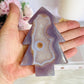 Beautifully Carved Large 11.5cm Sugar Druzy Agate Christmas Tree