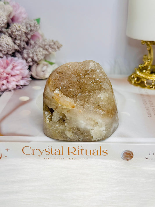 Druzy Pink Amethyst Freeform 412g