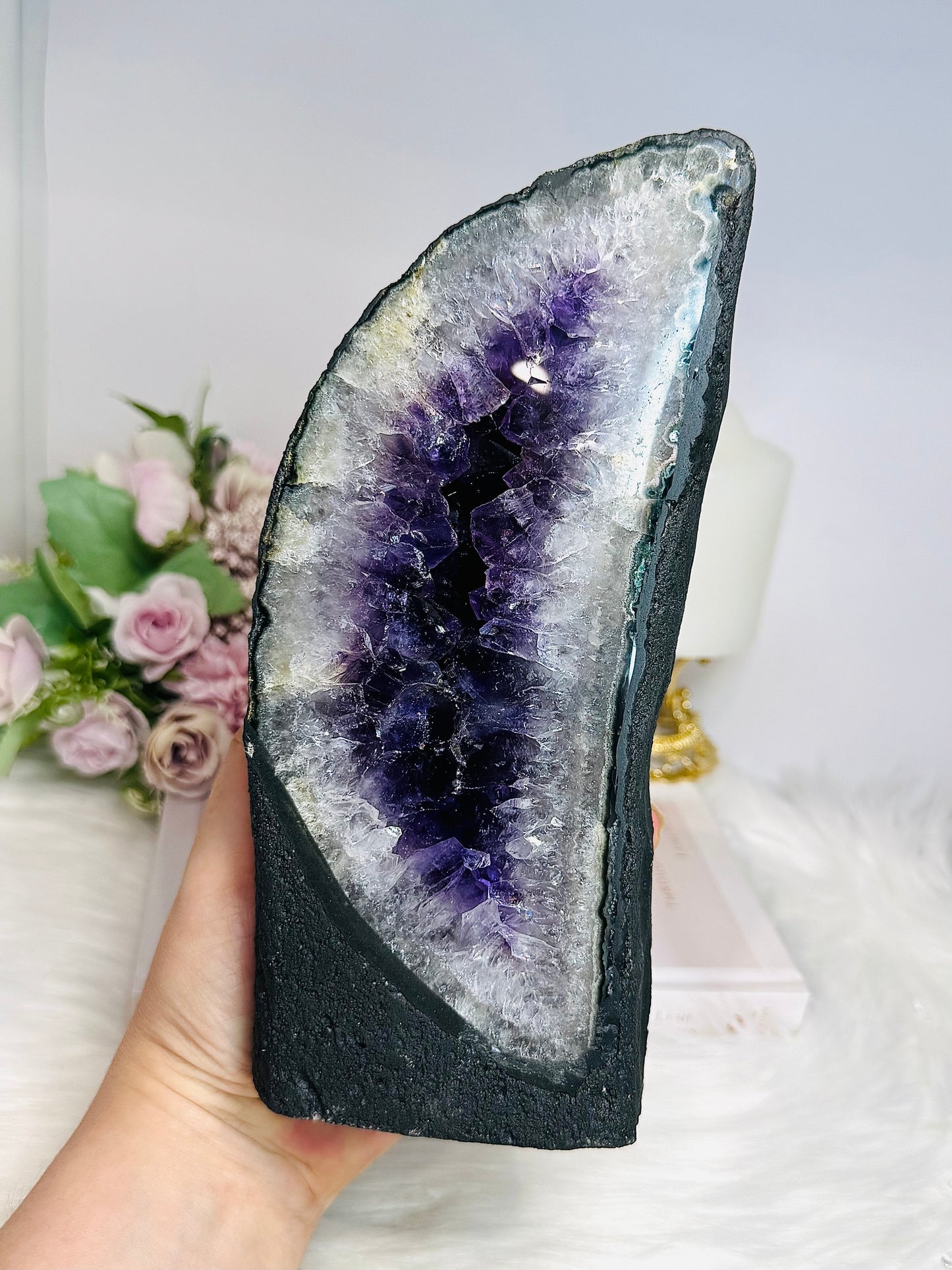 Large Amethyst Cathedral 2.1KG 21cm From Brazil