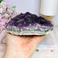 Large High Grade Purple Fluorite Cubed Specimen 11cm 780g