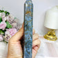 Blue Moss Agate Druzy Tower 17cm