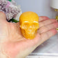 Orange Calcite Skull 6cm
