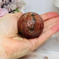 High Grade Sparkling Gold Sunstone X Moonstone Sphere on Stand 161g