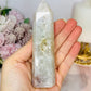Druzy Flower Agate Tower 13cm