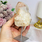 Natural Pink Lithium Cluster on Stand 13cm