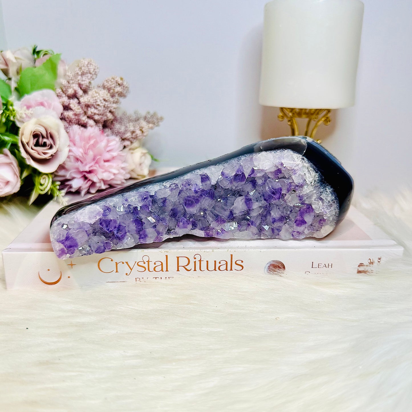 Amethyst Agate Freeform 16.5cm 430g