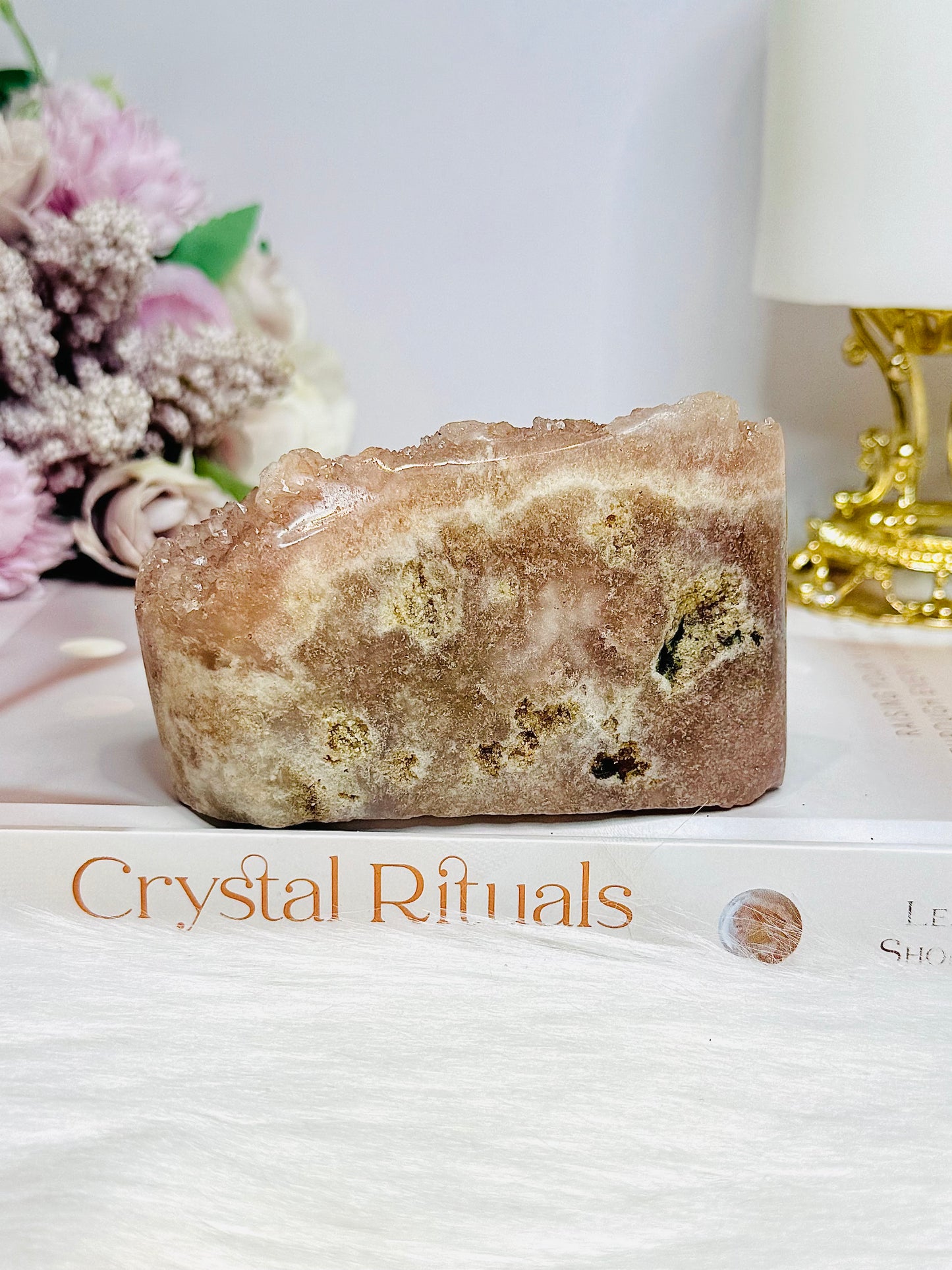 Druzy Pink Amethyst Freeform 313g