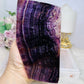 Natural Large Purple Fluorite Slab 16.5cm 550g (reduced as slab has scratches)