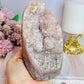 Pink Amethyst Natural Large Druzy Freeform From Brazil 1.02KG 14cm From Brazil