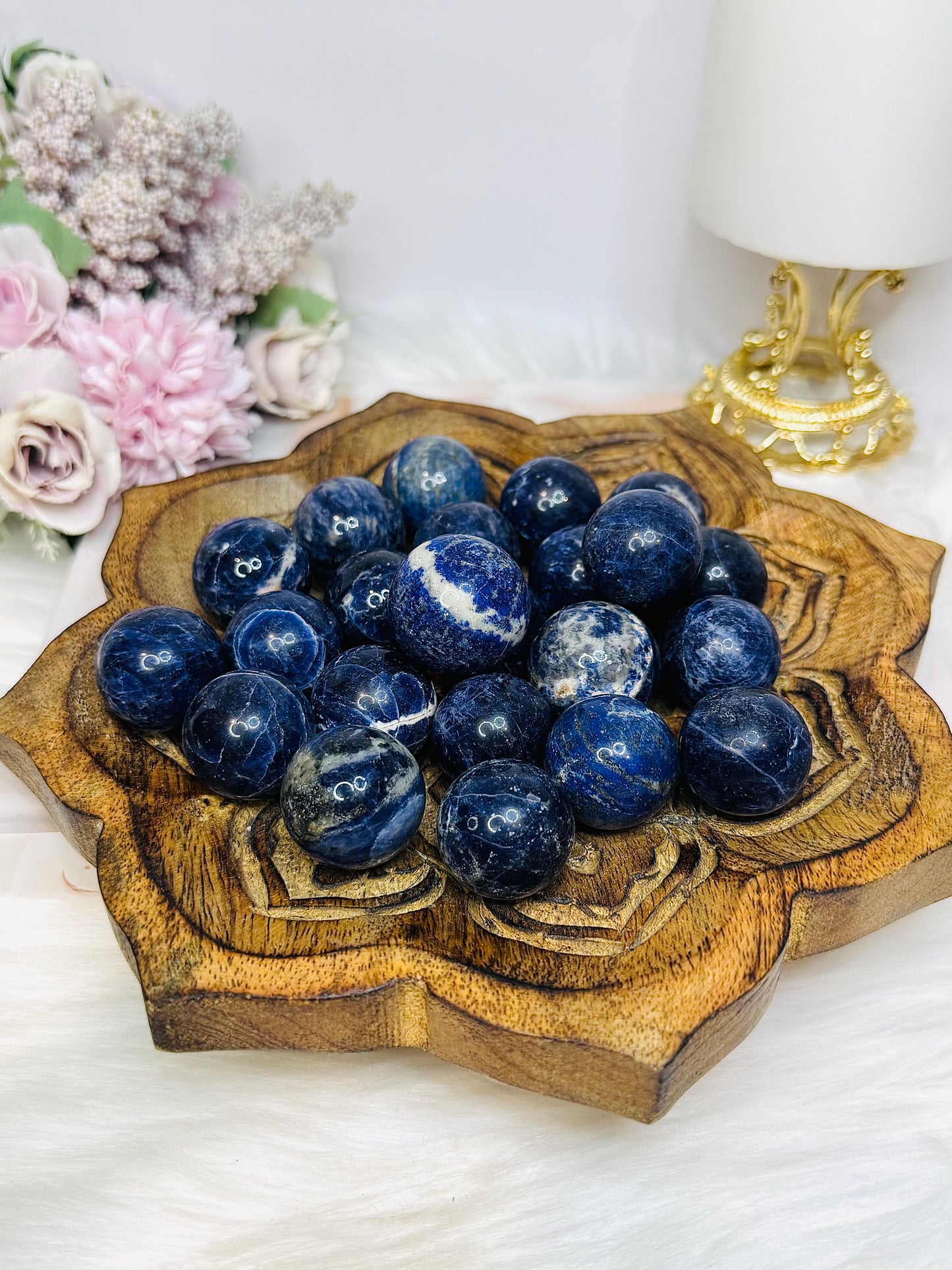 Small Sodalite Spheres $10 each