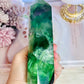 High Grade Incredible Stunning Rainbow Fluorite Tower Full of Clarity & Rainbows 15cm