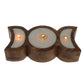 The Maiden Triple Moon Hyacinth Candle - New Beginning 22cm x 10cm