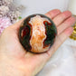 Red Moss Agate Sphere On Stand 331g
