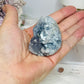 Blue Celestite Cluster Egg 153g